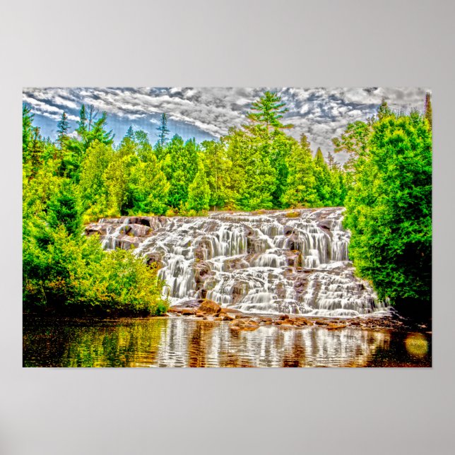 Bond Falls, U.P., Michigan. Poster (Vorne)