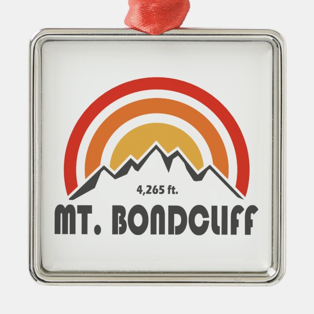 Bondcliff New Hampshire Ornament Aus Metall (Vorne)
