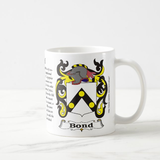 BondFamilienwappen-Tasse Kaffeetasse (Rechts)