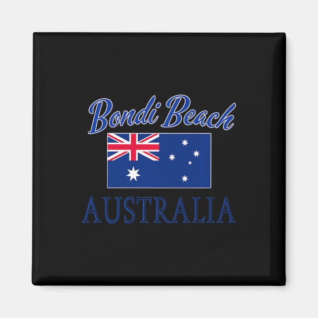 Bondi Beach Australia Flag Magnet (Vorne)