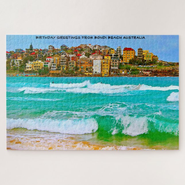 Bondi Beach Australia Jigsaw Puzzle (Horizontal)