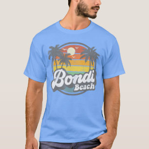 Bondi Beach Australia Retro 70er Vintag Beach Summ T-Shirt