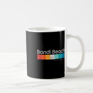Bondi Beach Australia Retro Design Kaffeetasse