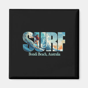 Bondi Beach, Australien Beach Surfing Magnet