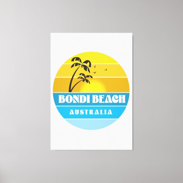 Bondi Beach Australien Leinwanddruck (Vorderseite)