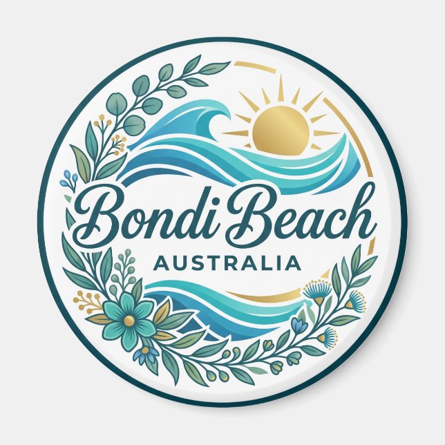 Bondi Beach Australien Magnet (Vorne)