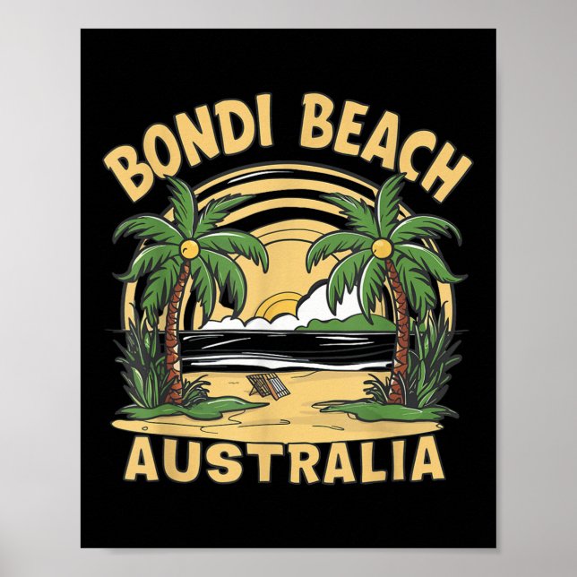 Bondi Beach Australien Poster (Vorne)