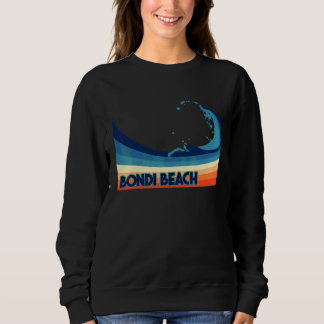 Bondi Beach Australien Retro Surfen  Segeln und Fi Sweatshirt