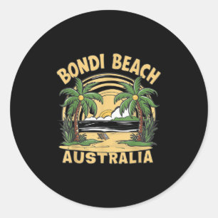 Bondi Beach Australien Runder Aufkleber