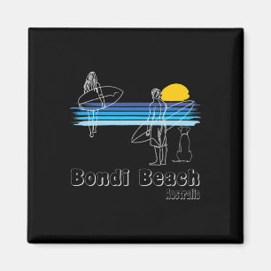 Bondi Beach Australien, Surfen Strand Surfer Typ M Magnet