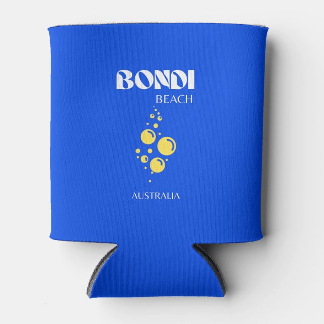 Bondi Beach, Bondi Beach Travel Art, Blue Dosenkühler (Vorderseite)