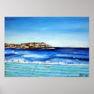 Bondi Beach Icebergs...meine Färbung ist blau Poster