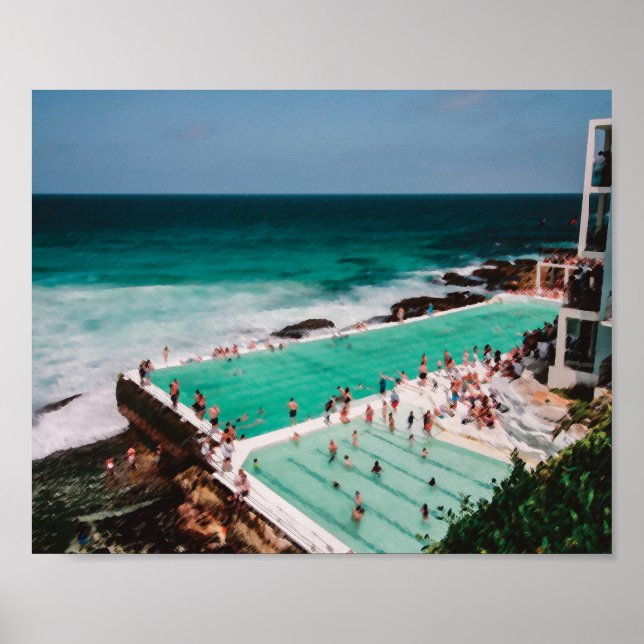 Bondi Beach Icebergs Pool - Poster (Vorne)