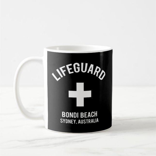 Bondi Beach Lifeguard Kaffeetasse (Links)