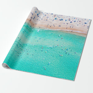 Bondi Beach Luftbild an einem perfekten Sommertag Geschenkpapier