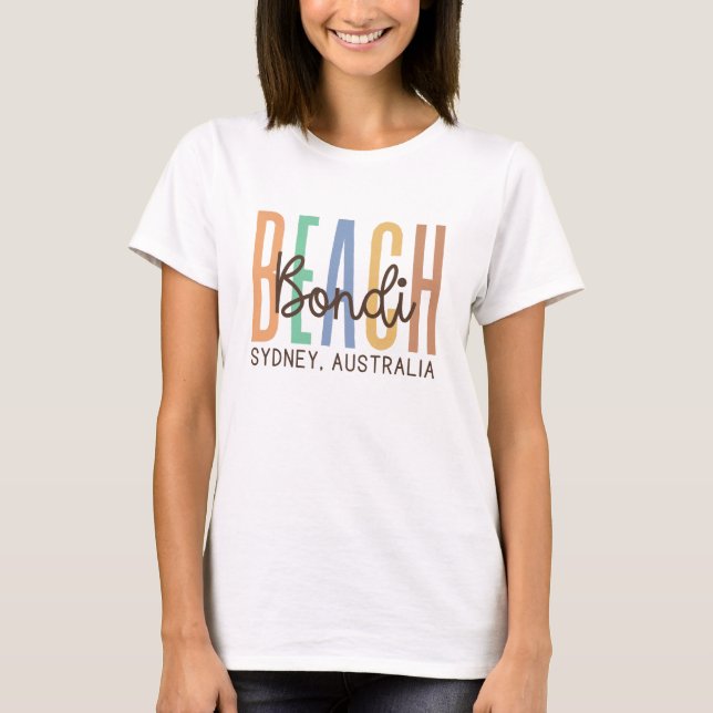 Bondi Beach Sydney Australia (Sands) T-Shirt (Vorderseite)