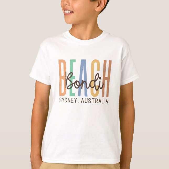 Bondi Beach Sydney Australia (Sands) T-Shirt (Vorderseite)