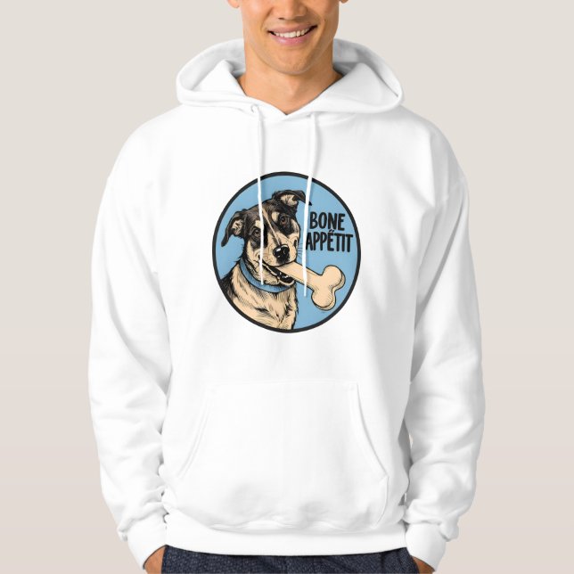 Bone Appétit Doggo Hoodie (Vorderseite)