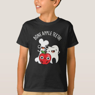 Bone Apple Teeth Lustiger Bona Appetit Wortwitz Du T-Shirt