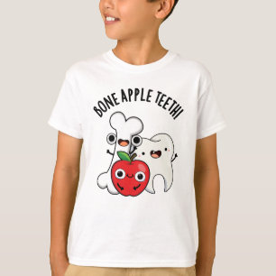 Bone Apple Teeth Lustiger Bona Appetit Wortwitz T-Shirt