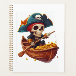 Bone Buccaneer – Lustiger Piratenschädel Planer