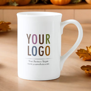Bone China Tasse mit Firmenlogo 300 ml Keine Minde