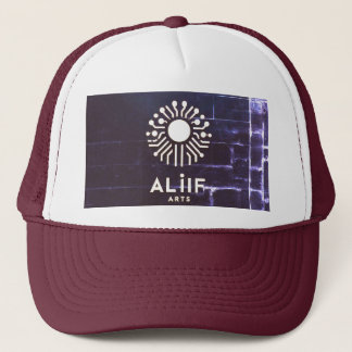 Bone Logo Geométrico Allif Arts **tie-dye** Truckerkappe