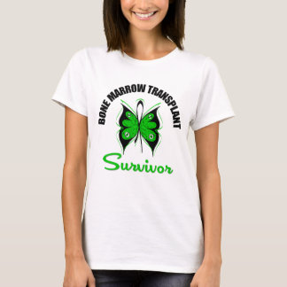 Bone Marrow Transplant Survivor Butterfly T-Shirt