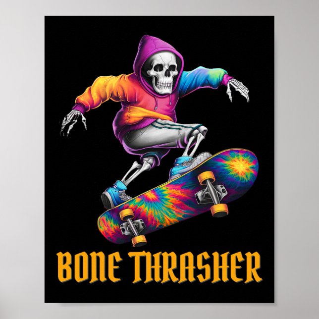 Bone Thrasher Skeleton Halloween-Kostüm Poster (Vorne)
