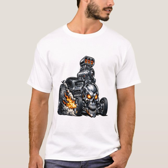 Bonecrusher Hot Rod T-Shirt (Vorderseite)