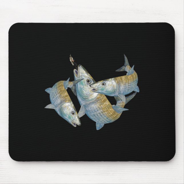 Bonefish Hunting A Salt Water Fly Fishing &amp; De Mousepad (Vorne)