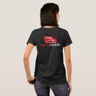 boneHeads™ Logo 26 Rot & Weiß T-Shirt