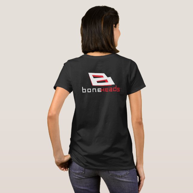boneHeads™ Logo 26  T-Shirt (Schwarz voll)