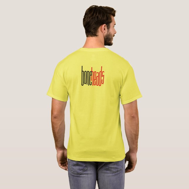 boneHeads™ Logo 529-2 T-Shirt (Schwarz voll)