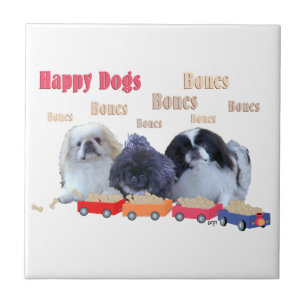 Bones Happy Dogs Fliese