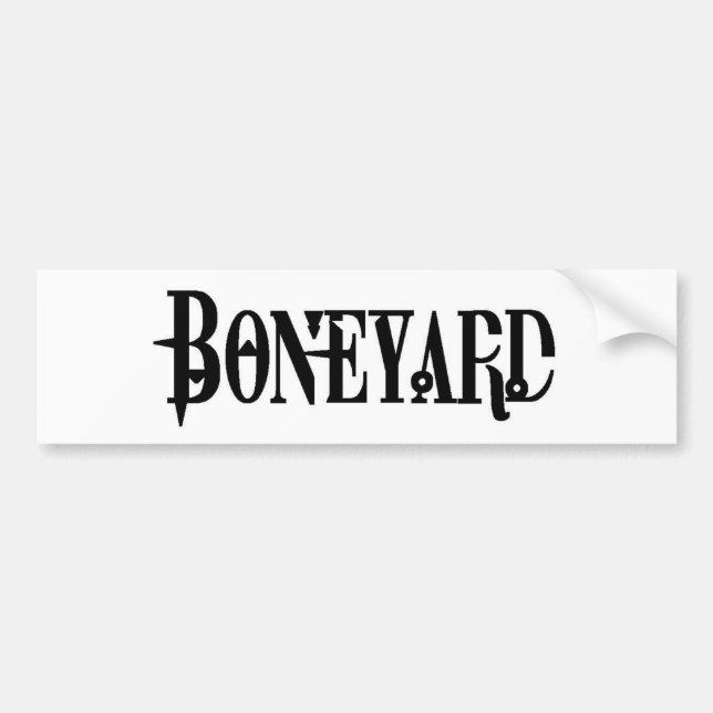 Boneyard - Logo Autoaufkleber (Vorne)