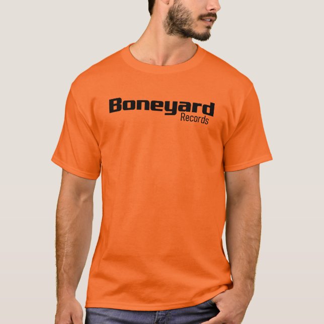 Boneyard Records T-Shirt (Orange) (Vorderseite)