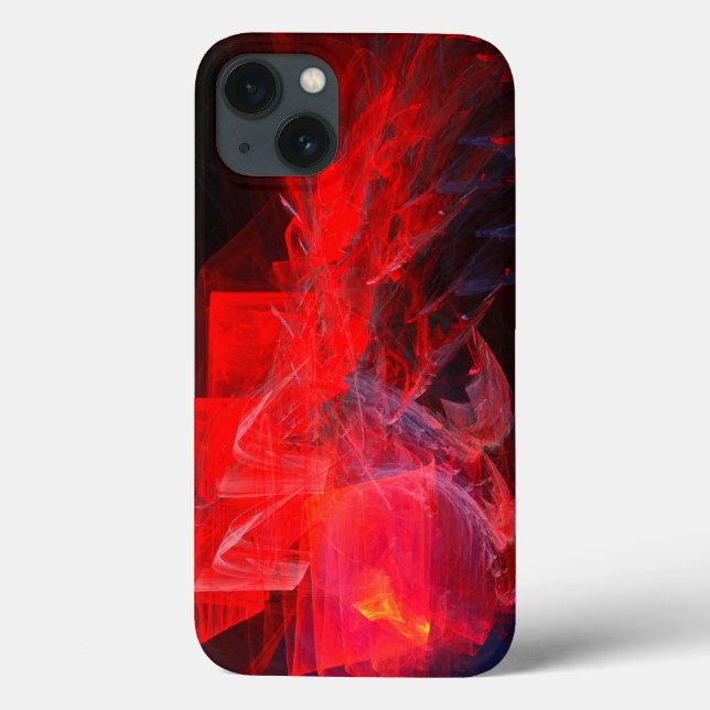 Bonfire - Abstrakte Kunst, aufregende Rottöne.. Case-Mate iPhone Hülle (Rückseite)
