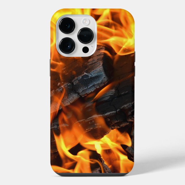 Bonfire Flames iPhone 14 Pro Max Hülle (Rückseite)