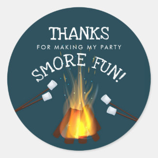 Bonfire Gastgeschenk Stickers