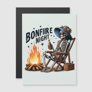 Bonfire Night - Beach Camping (2) Magnetkarte