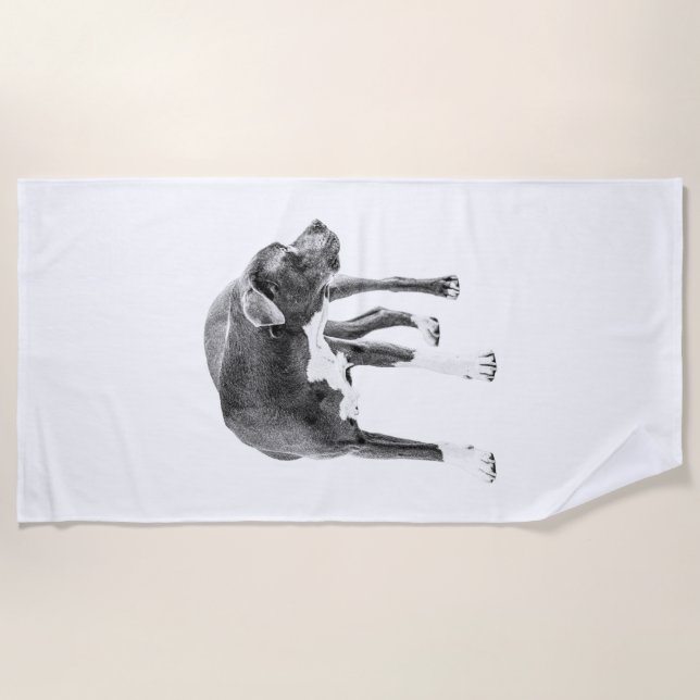 Bonfire Perimeter Calm Strandtuch (Vorderseite)