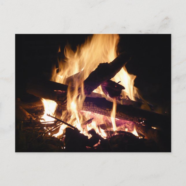 Bonfire Postcard Postkarte (Vorderseite)