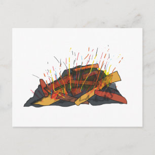 Bonfire Postkarte