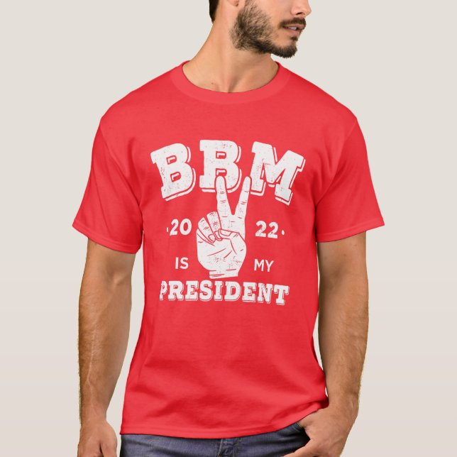Bong Bong Marcos Präsident BBM 2022 Peace Red T-Shirt (Vorderseite)