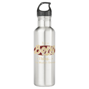 Bong-isolierte Wasserflasche, Bong-Wasserflasche Edelstahlflasche