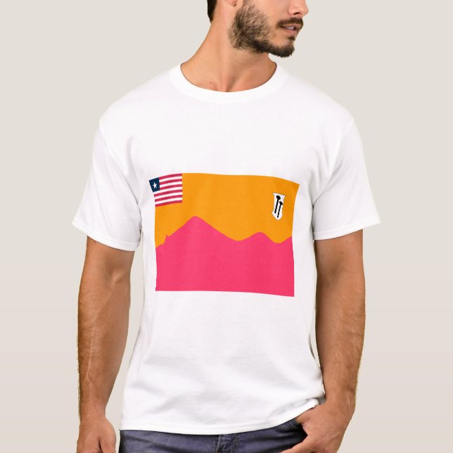 Bong Landkreis-Flagge T-Shirt (Vorderseite)