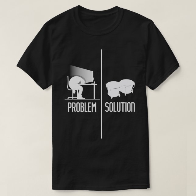 Bongos Players Schlagzeug Player Bongo Player  T-Shirt (Design vorne)