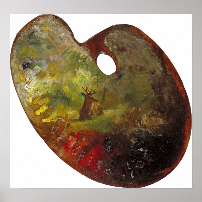 Bonheur - Artist-Palette Poster (Vorne)