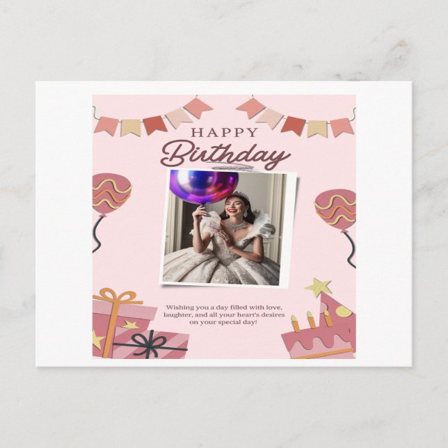 Bonheur d'anniversaire : Cartes qui rendent chaque (Devant)